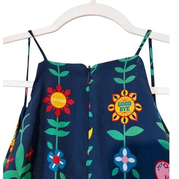 Disney Parks It's a Small World Dress Tank Colorful Mary Blair Blue Sz XL - Picture 9 of 11